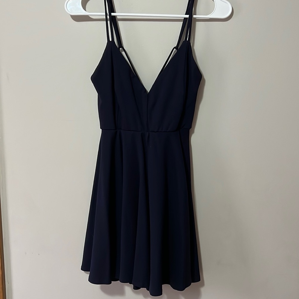Navy blue Windsor dress, size L